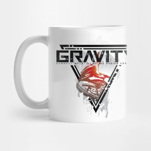 Downhill Mountain Biking Concept. Mug